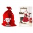 LX - Christmas Table Decor Large Santa Claus Candy Gift Stocking Bag Presents Sack